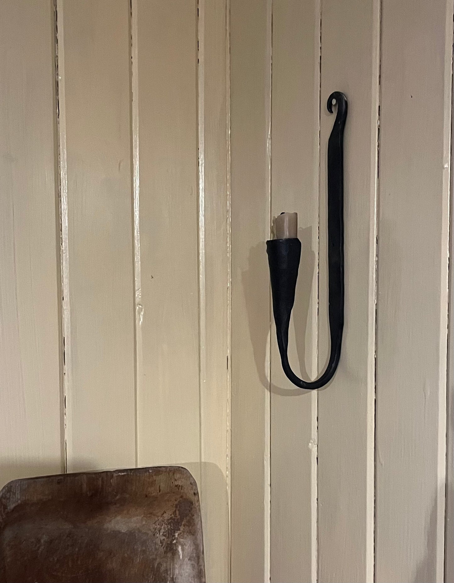 Väggljusstake handsmidd