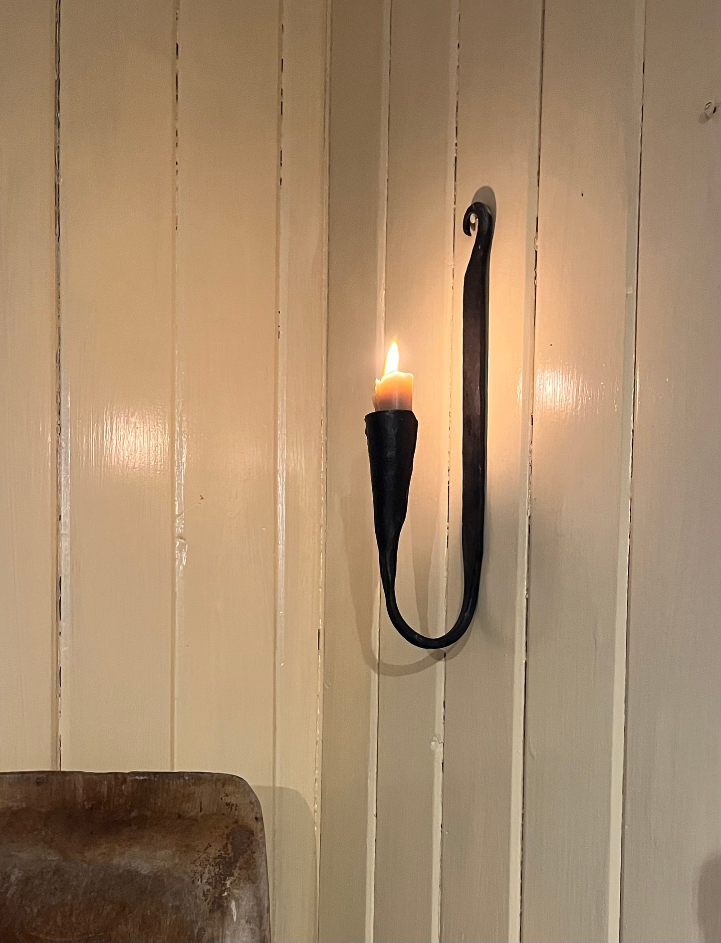 Väggljusstake handsmidd